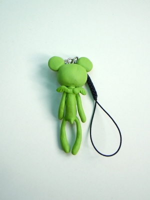 Reborn Bear Phone Strap(Light Green)